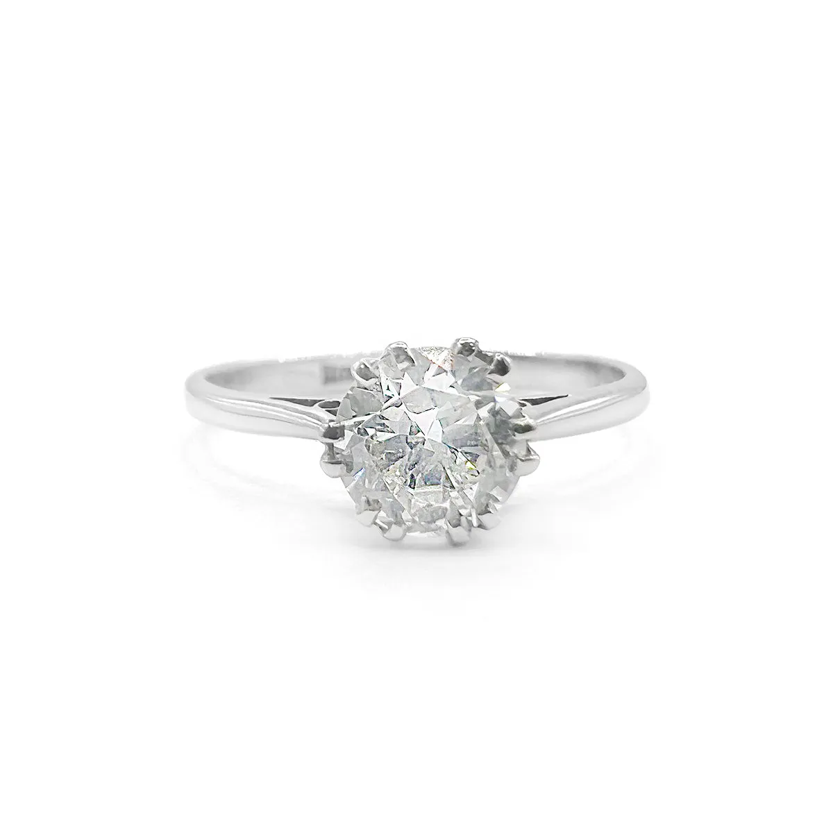 0.62ct Round Cut Diamond Ring | Pre-Loved | Platinum