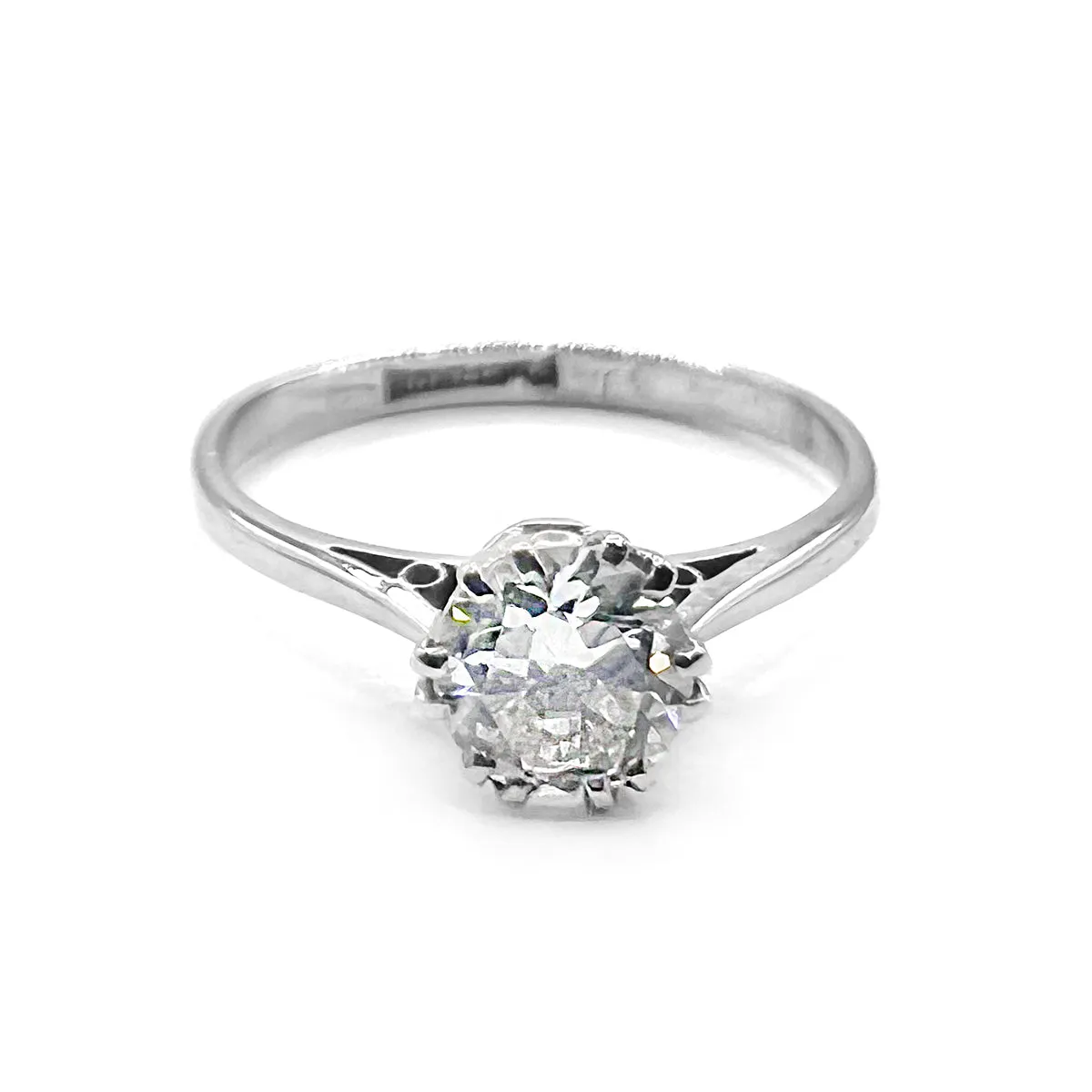 0.62ct Round Cut Diamond Ring | Pre-Loved | Platinum