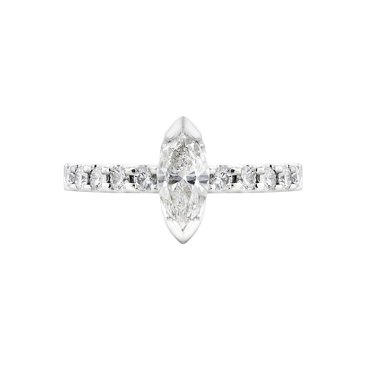 0.83ct Marquise Cut Diamond Ring | Pre-Loved | Platinum