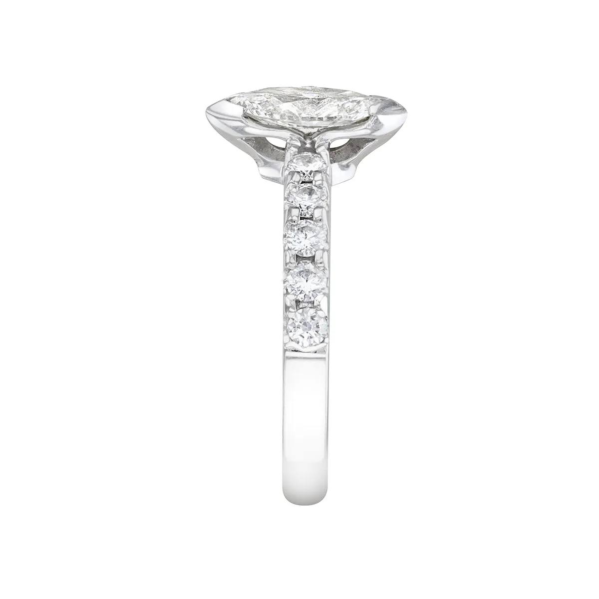 0.83ct Marquise Cut Diamond Ring | Pre-Loved | Platinum