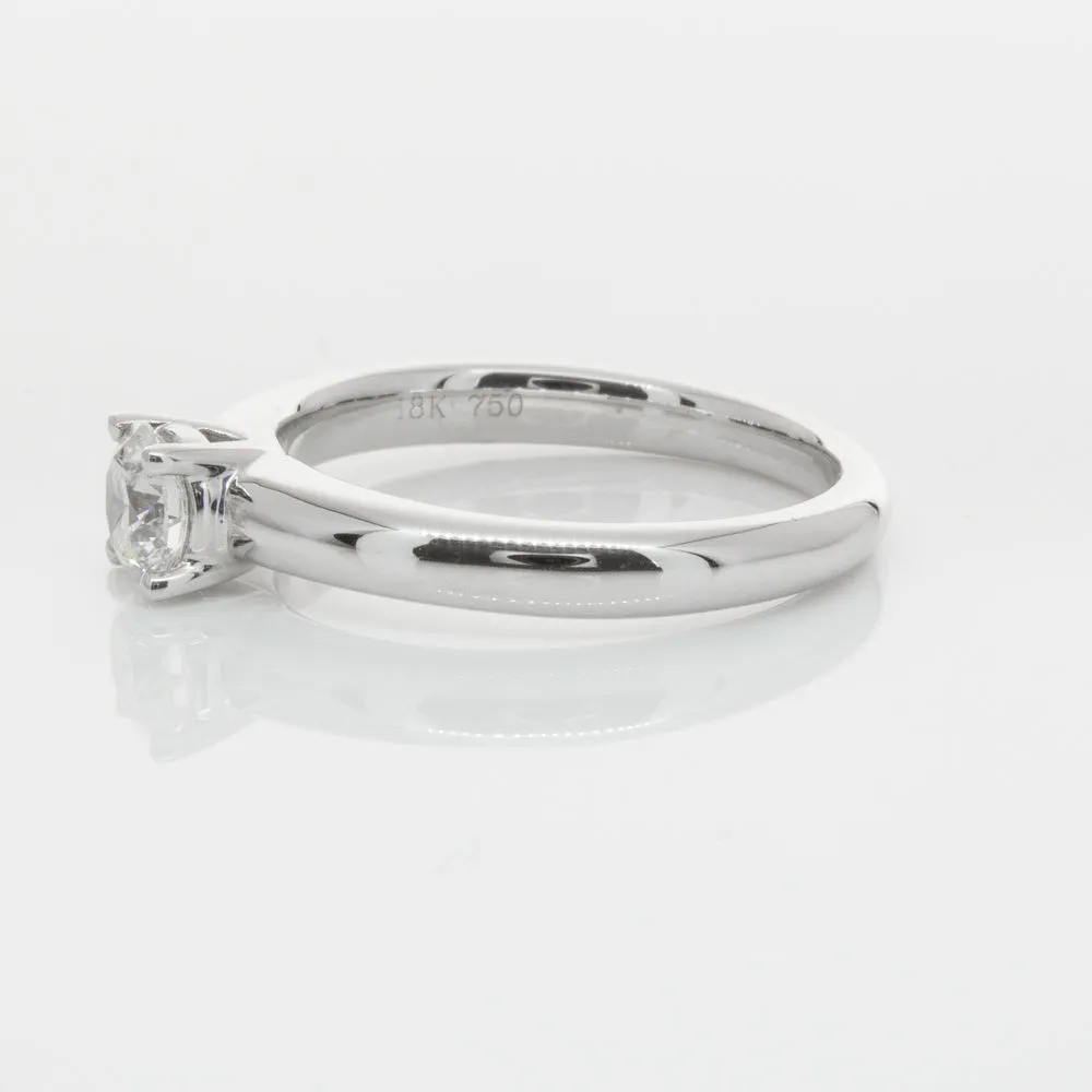 18ct White Gold .50ct Diamond Tulip Ring