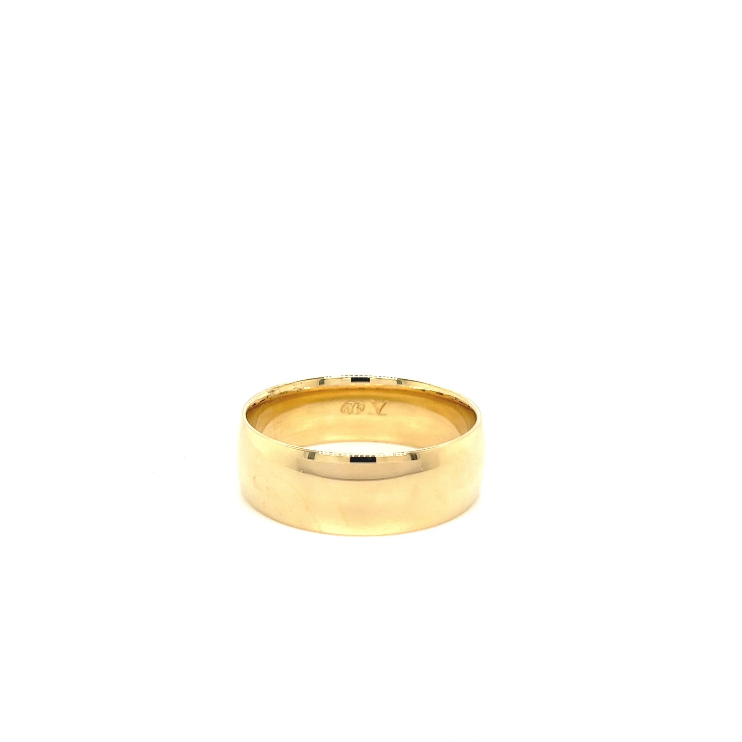 9ct Yellow Gold Gents Wedding Ring