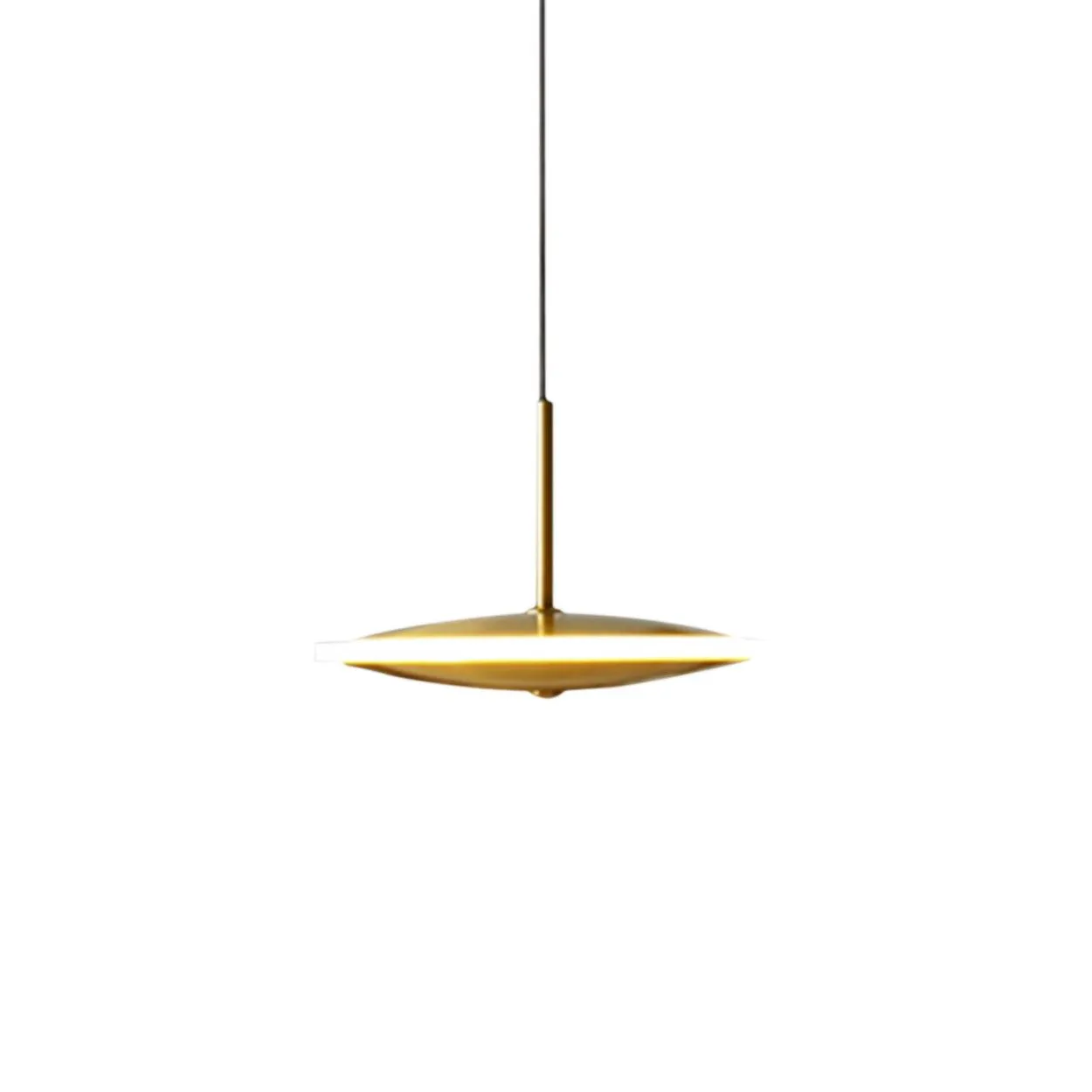 ANKUR CHRONA UFO DISH GOLD LED PENDANT LIGHT