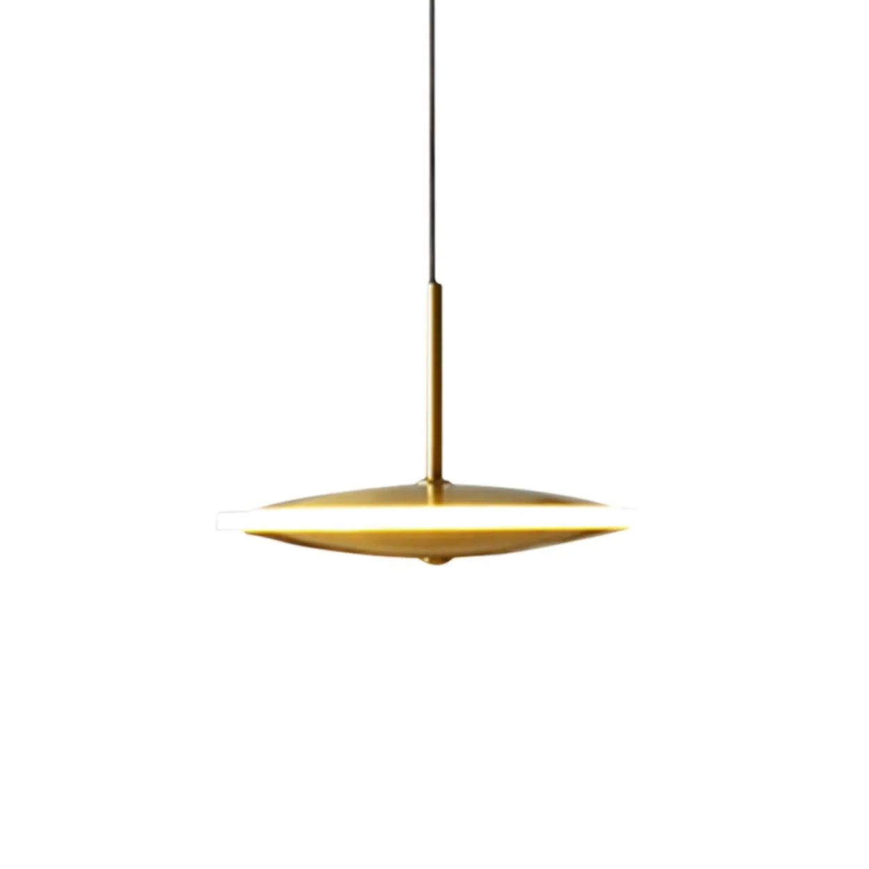 ANKUR CHRONA UFO DISH GOLD LED PENDANT LIGHT