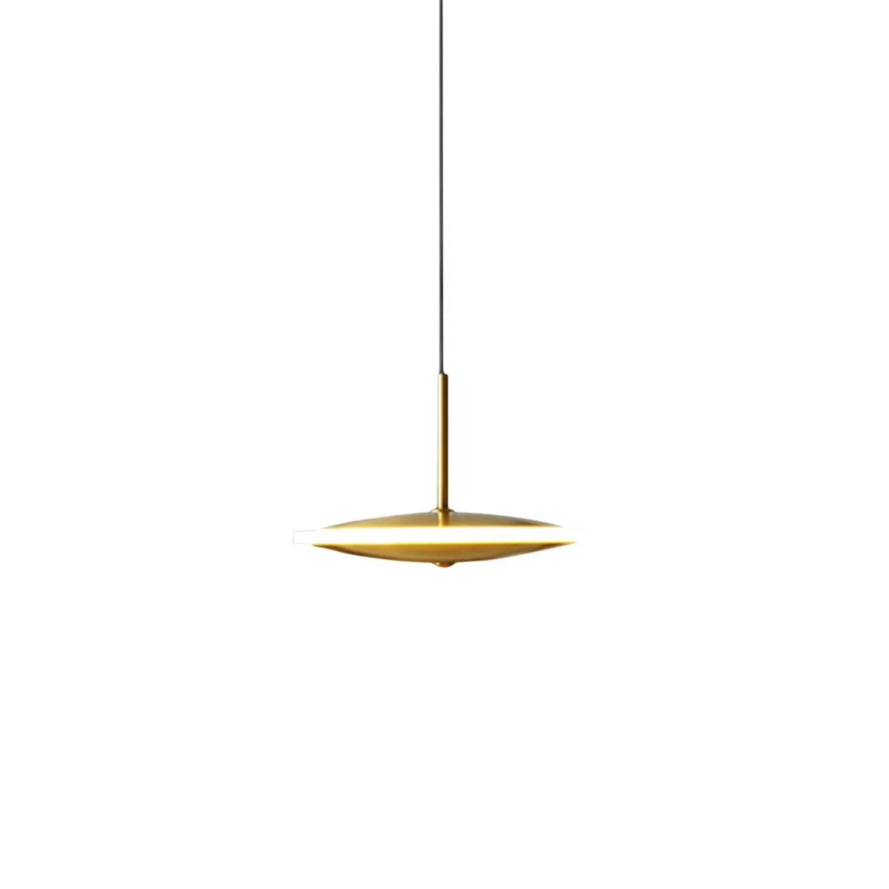 ANKUR CHRONA UFO DISH GOLD LED PENDANT LIGHT