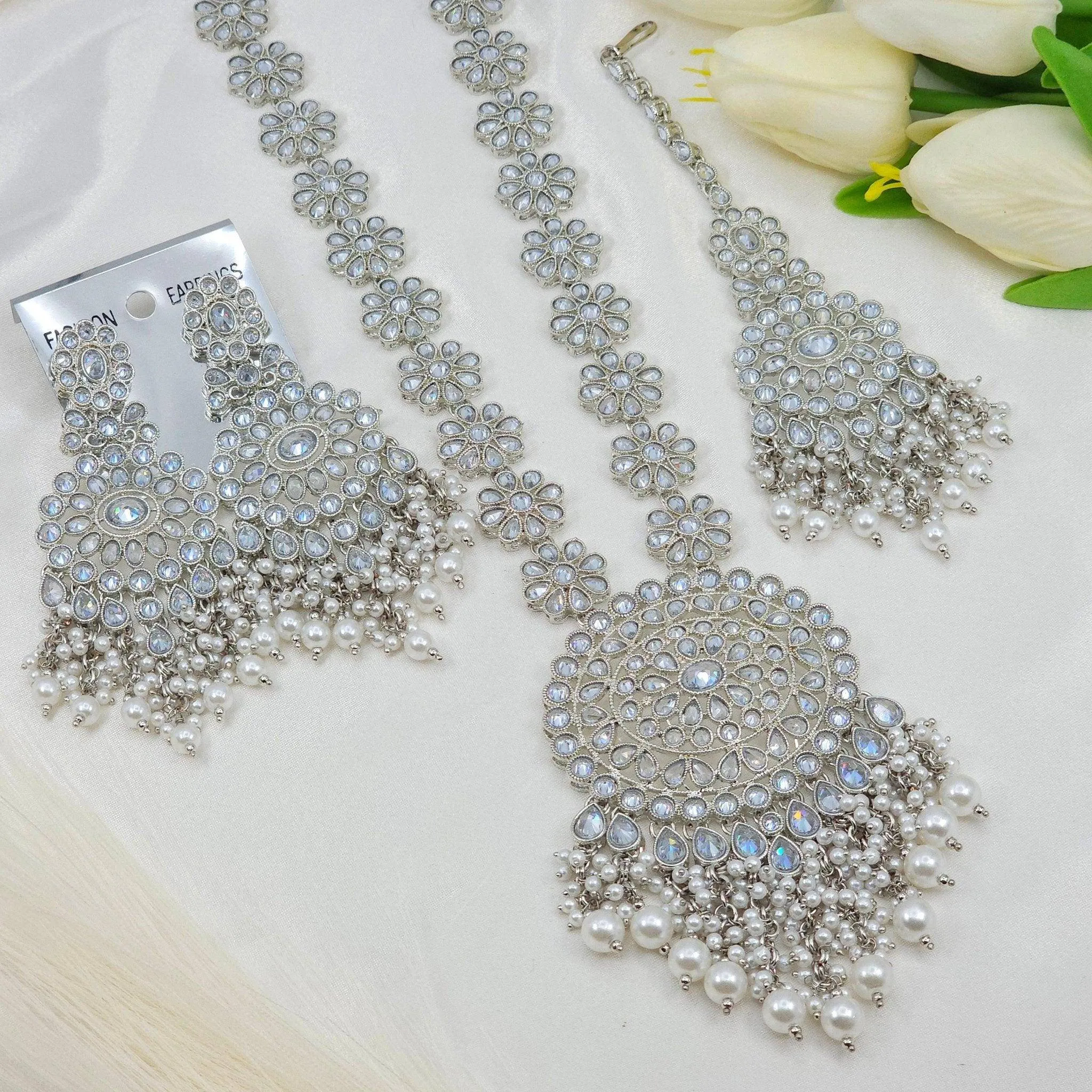 Ansa Rani Haar Set - Available in Two Colors