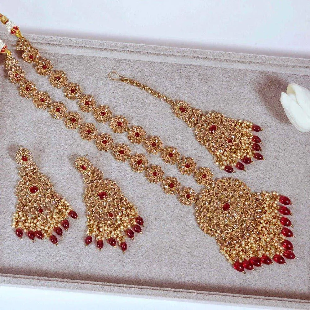 Ansa Rani Haar Set - Available in Two Colors