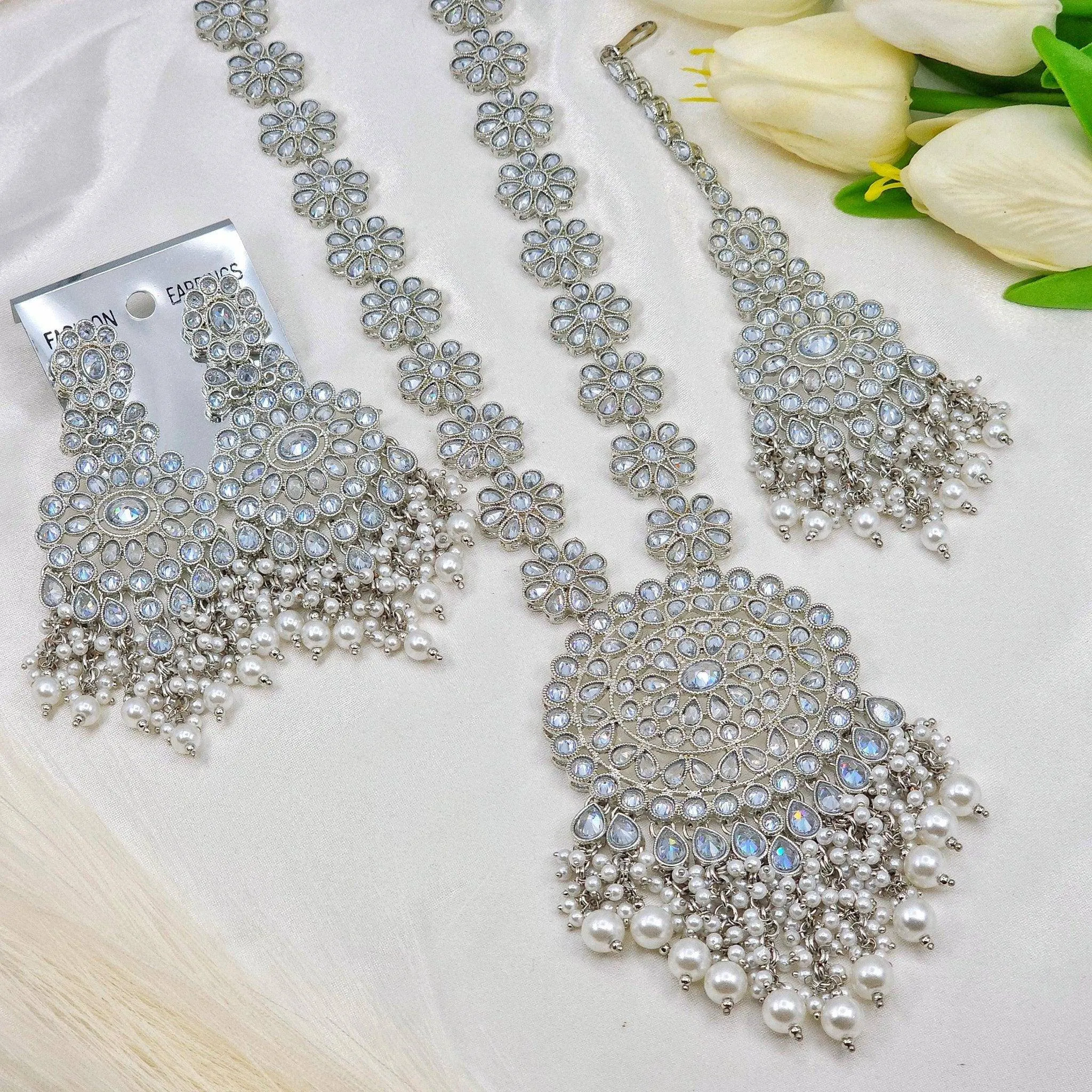 Ansa Rani Haar Set - Available in Two Colors