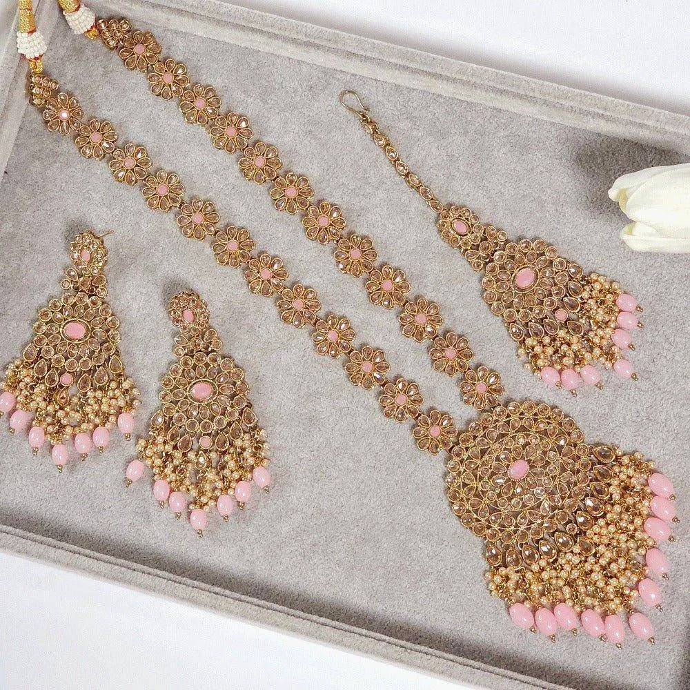 Ansa Rani Haar Set - Available in Two Colors