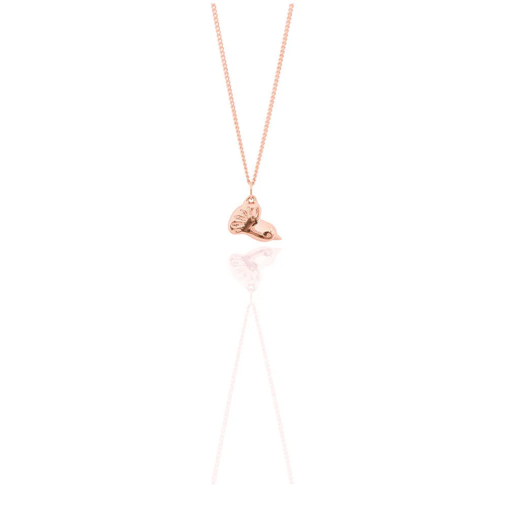 Boh Runga Petite Fantail Pendant - 9ct Rose Gold (Limited Edition)