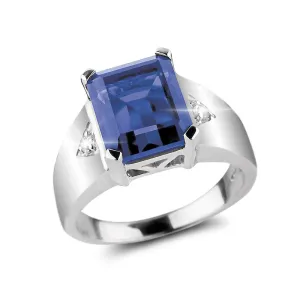 Da Vinci Blue Topaz Men’s Ring