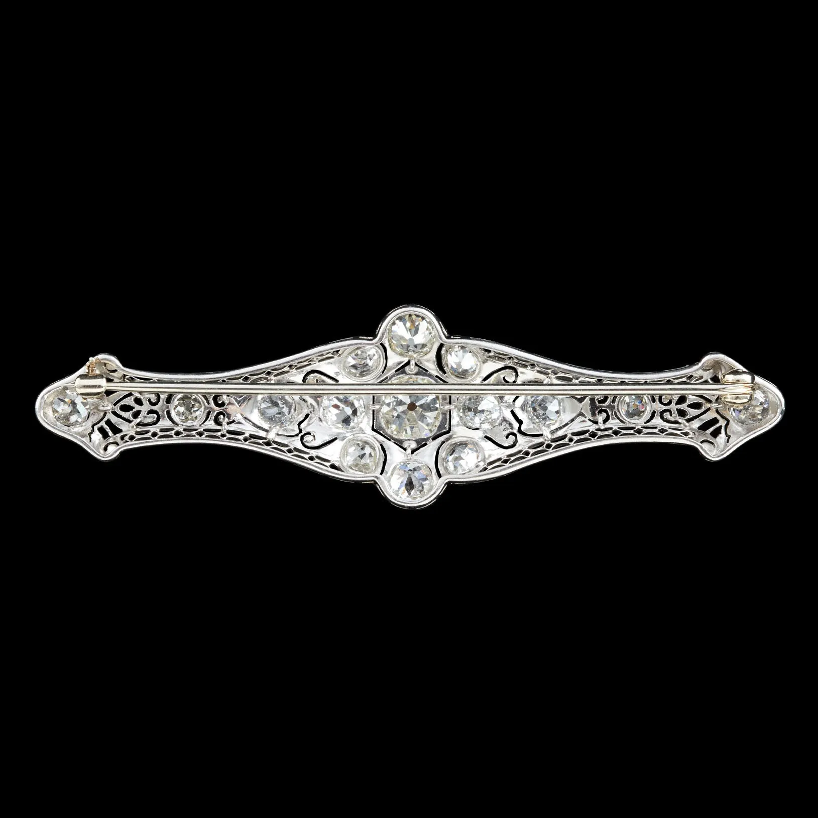 Edwardian Diamond Pin, circa 1901-1915