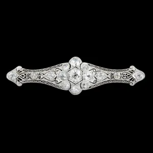 Edwardian Diamond Pin, circa 1901-1915