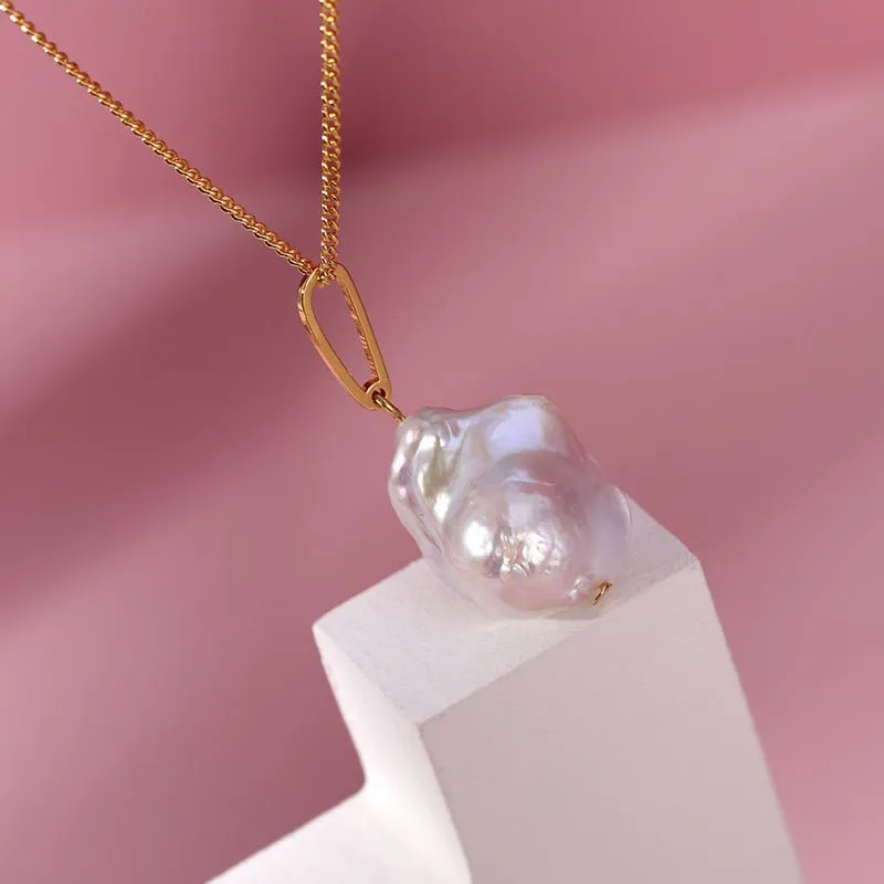 Fashion Baroque Pearl Pendants Necklace