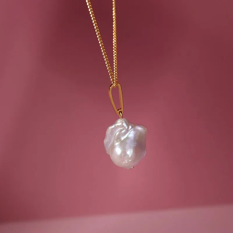 Fashion Baroque Pearl Pendants Necklace