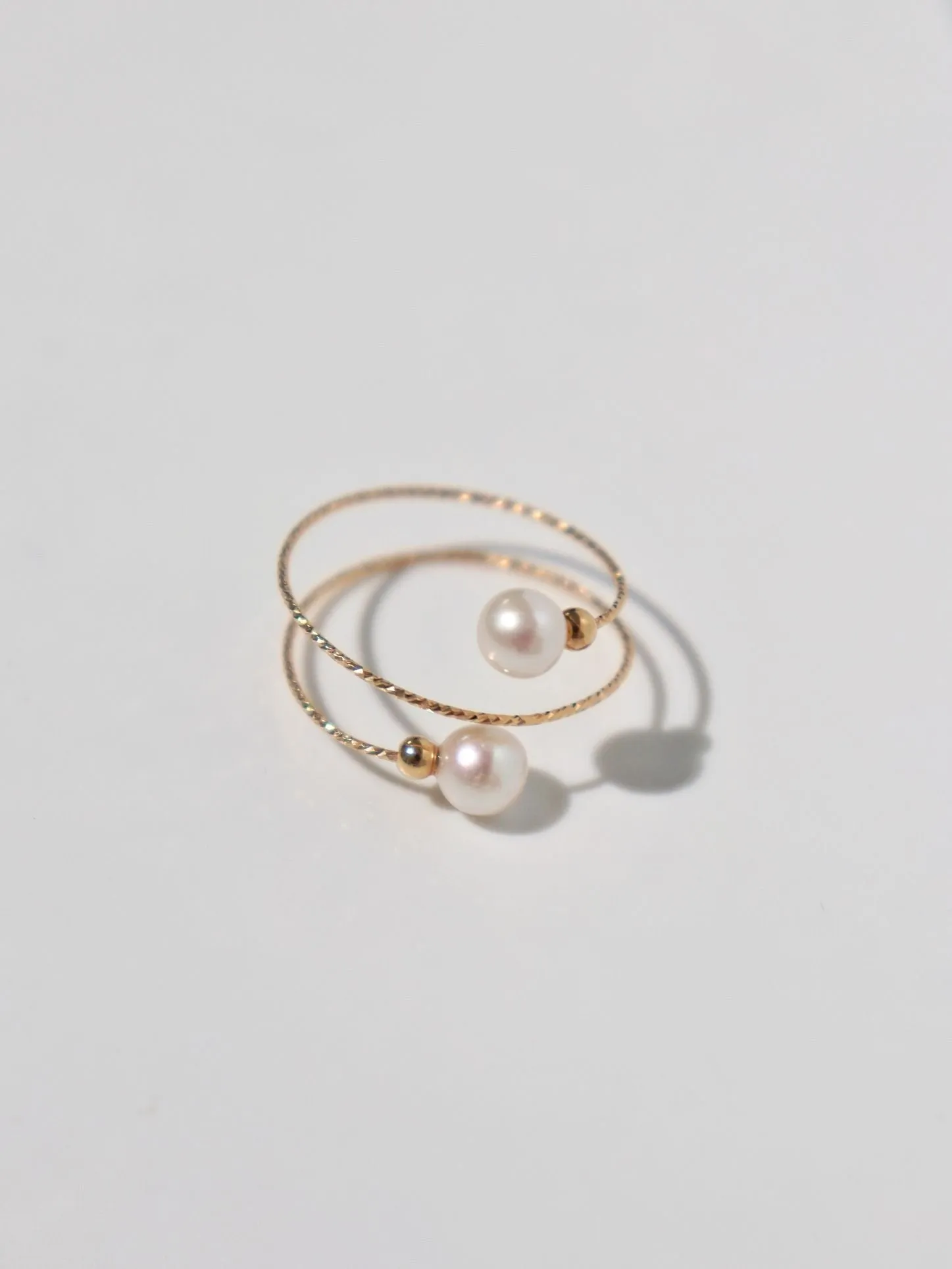 Freshwater Pearl Double Layer Wrapped Ring