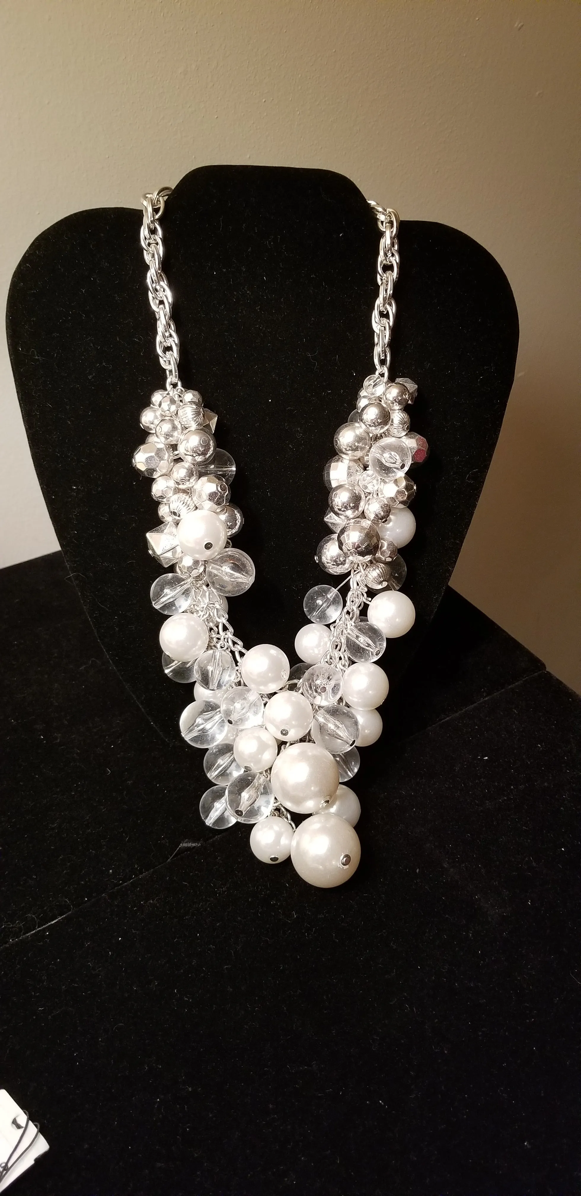 Grapevine Pearl Necklace/ Bracelet/Earrings and Crystal Grapevine/ Necklace/ Bracelet/ Earrings