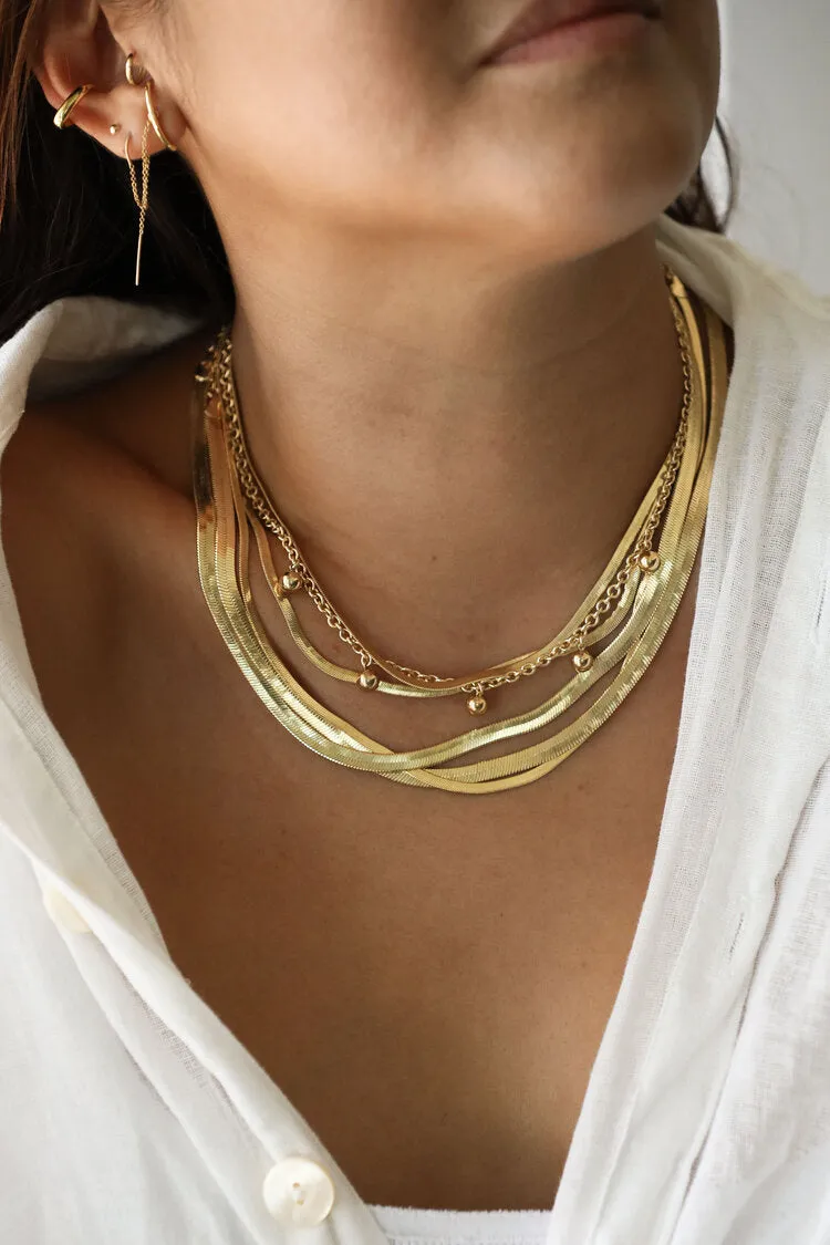 Herringbone Thin Necklace