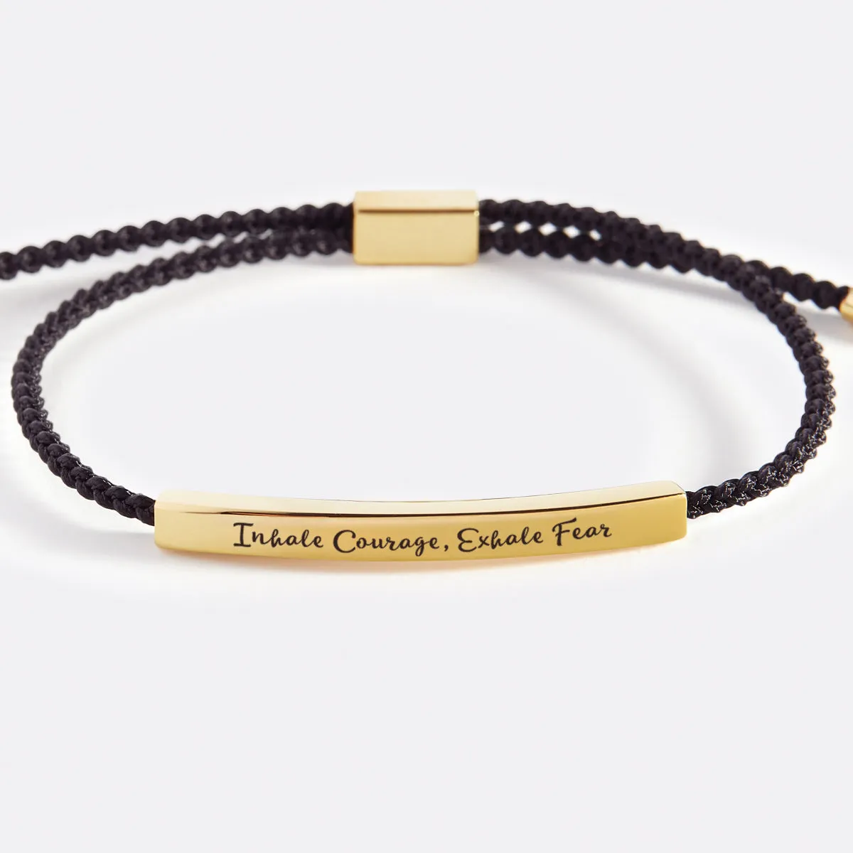 Inhale Courage, Exhale Fear Inspire Bracelet