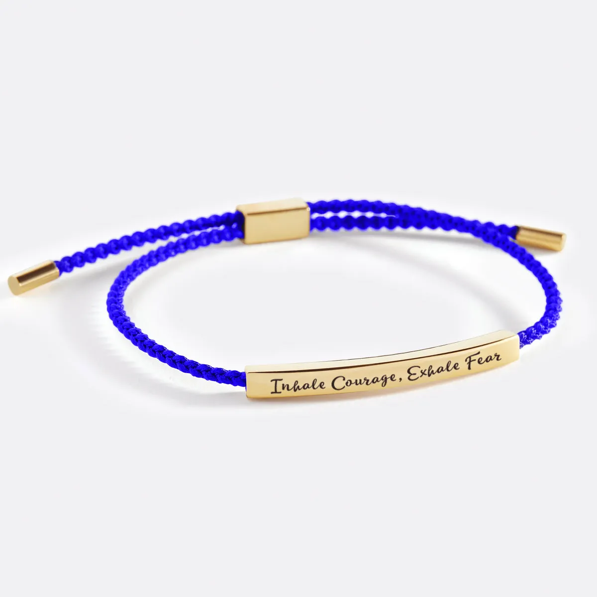 Inhale Courage, Exhale Fear Inspire Bracelet