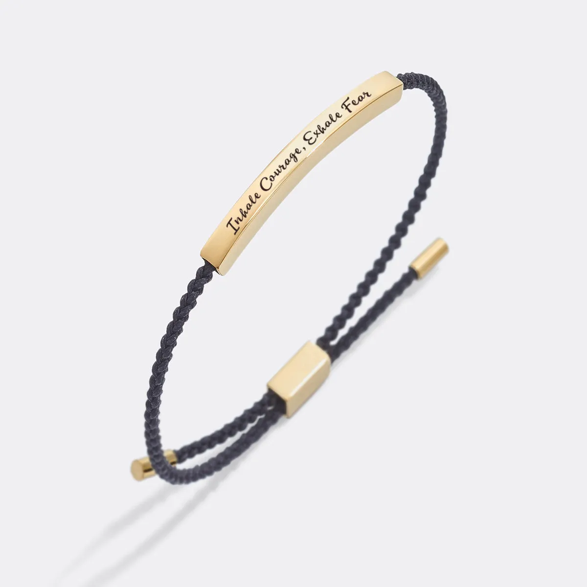 Inhale Courage, Exhale Fear Inspire Bracelet