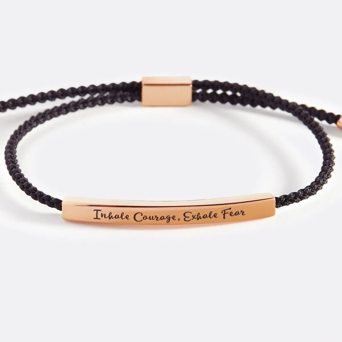 Inhale Courage, Exhale Fear Inspire Bracelet