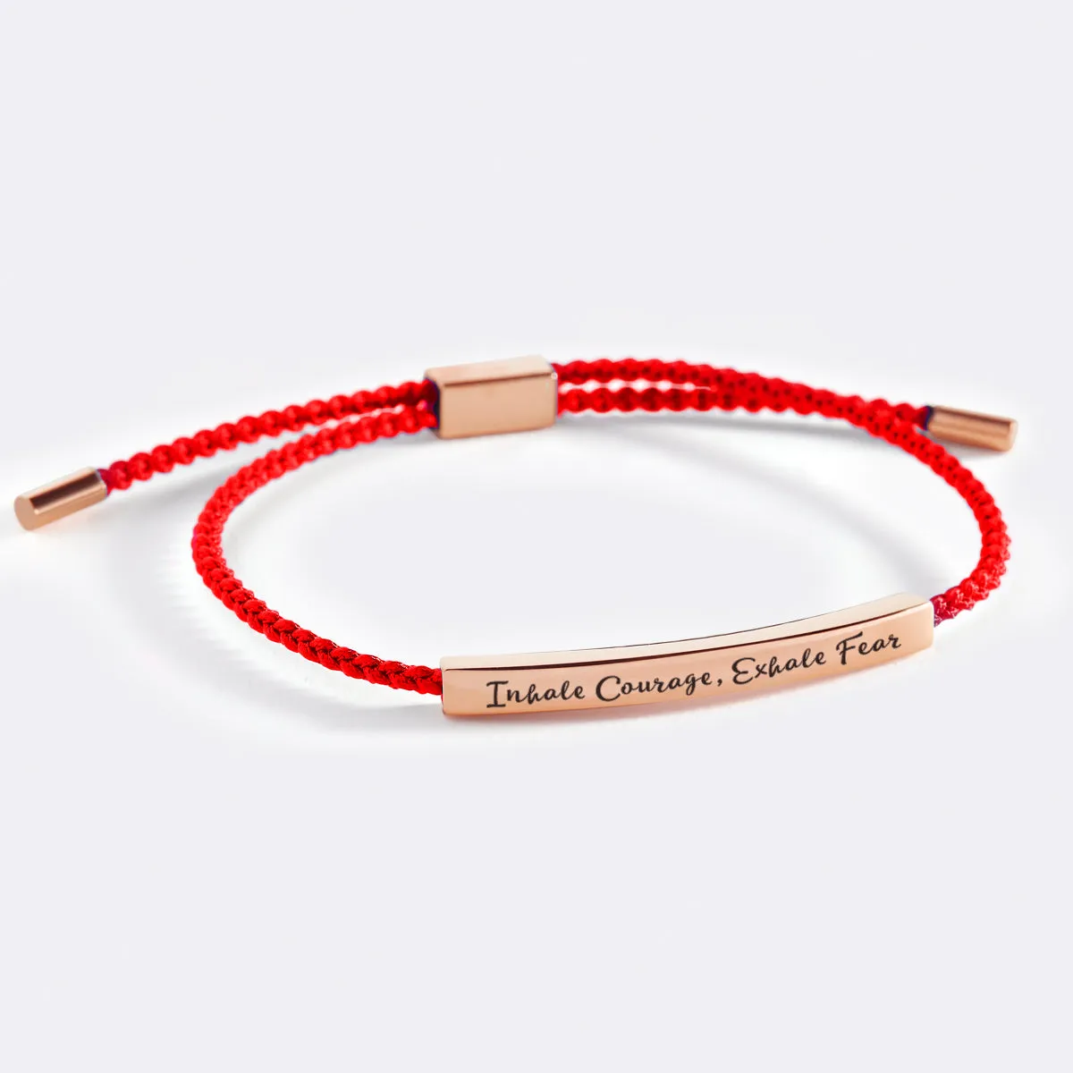 Inhale Courage, Exhale Fear Inspire Bracelet