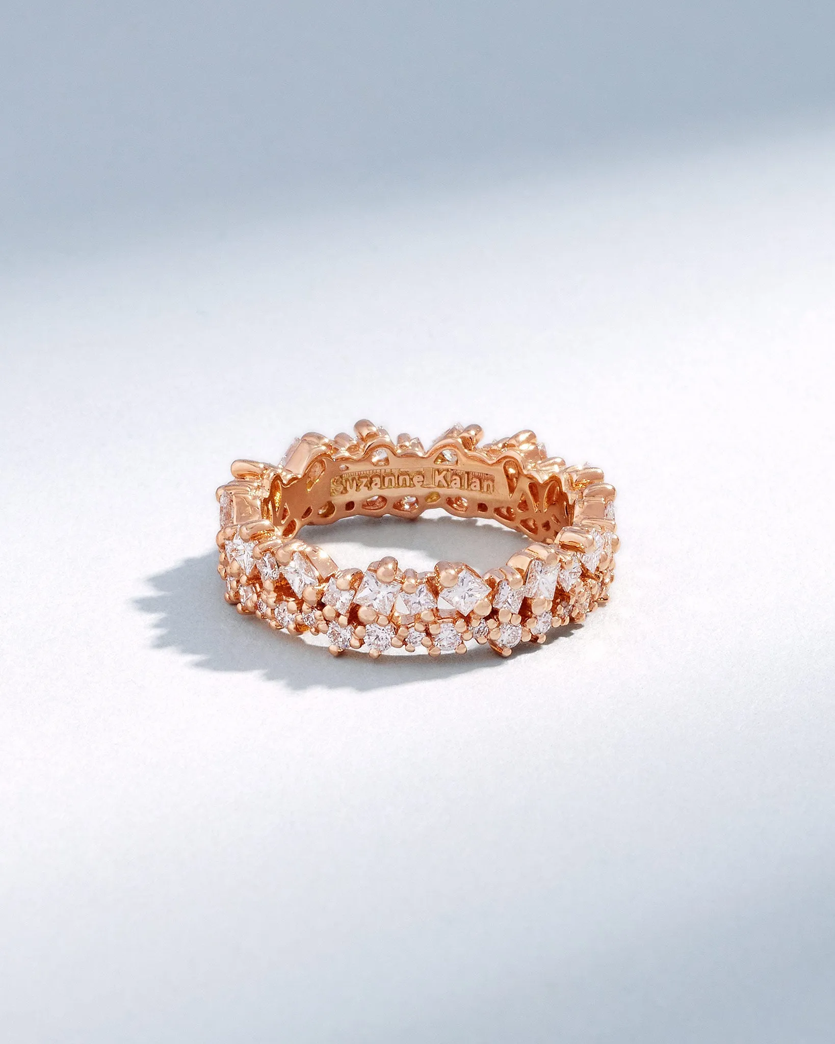 La Fantaisie Short Stack Diamond Eternity Band