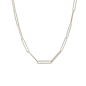 Large Paperclip Link Necklace