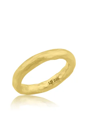 Lika Behar Rounded 24kt Gold Band