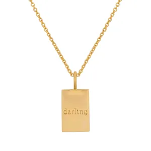 Memento Necklace 'Darling'