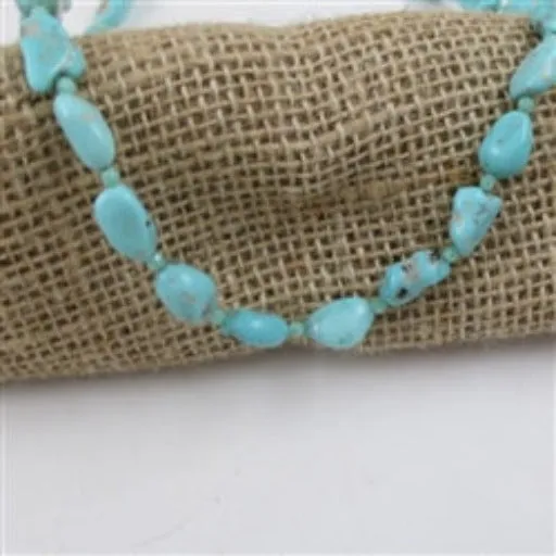 Morenci Turquoise Nugget Necklace