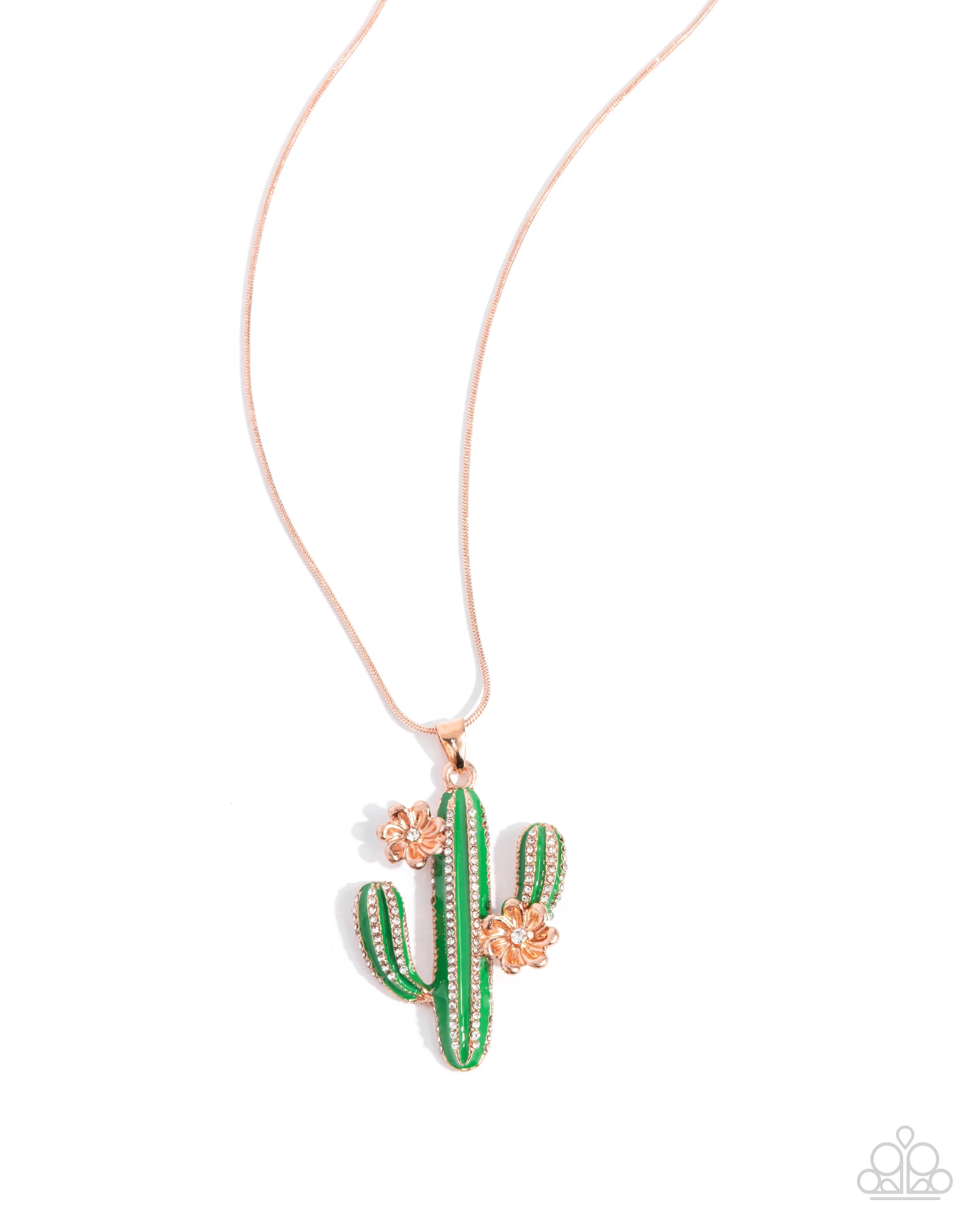 Necklaces Carefree Cactus - Copper N373