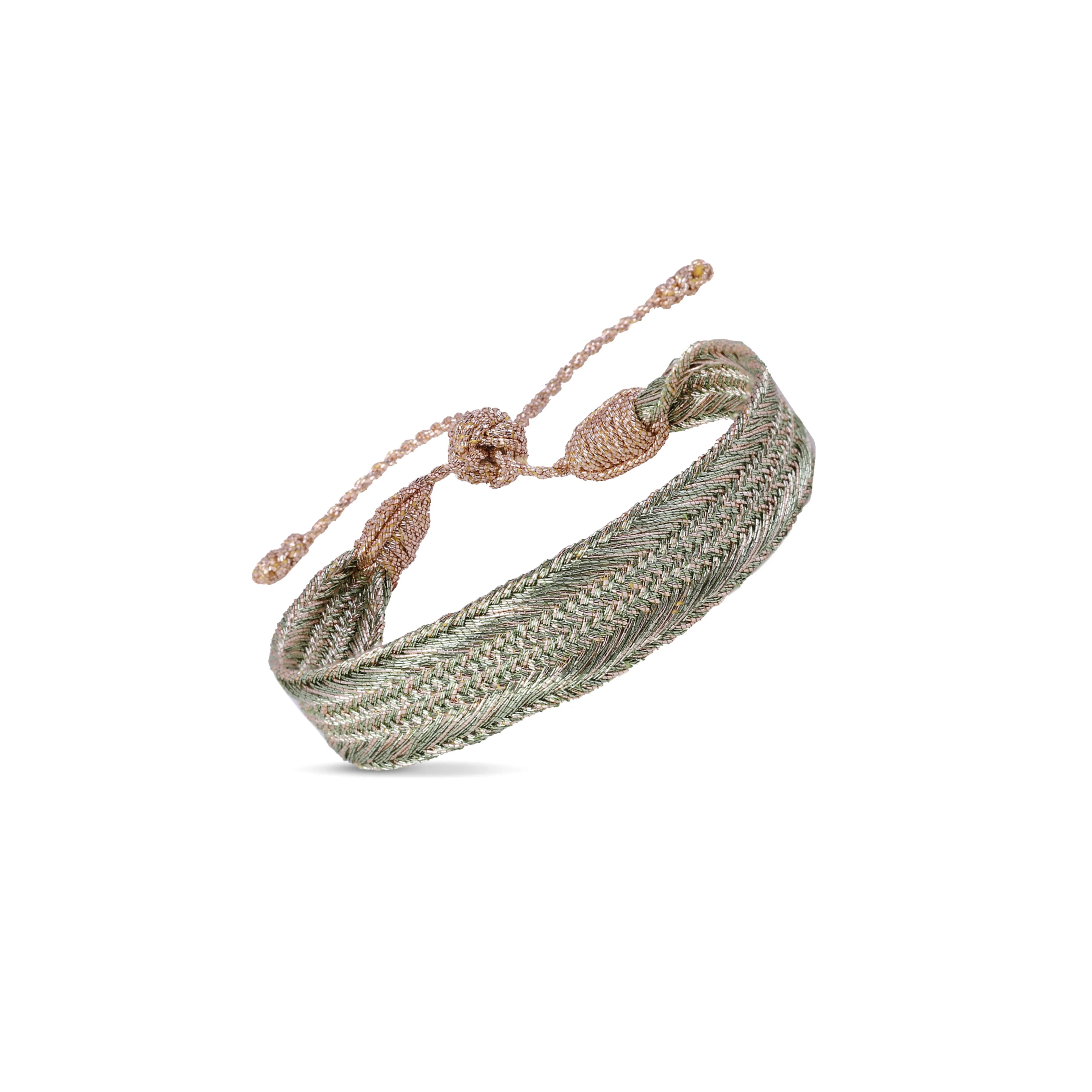 Nerry n°1 Bracelet Rose Gold Pistachio