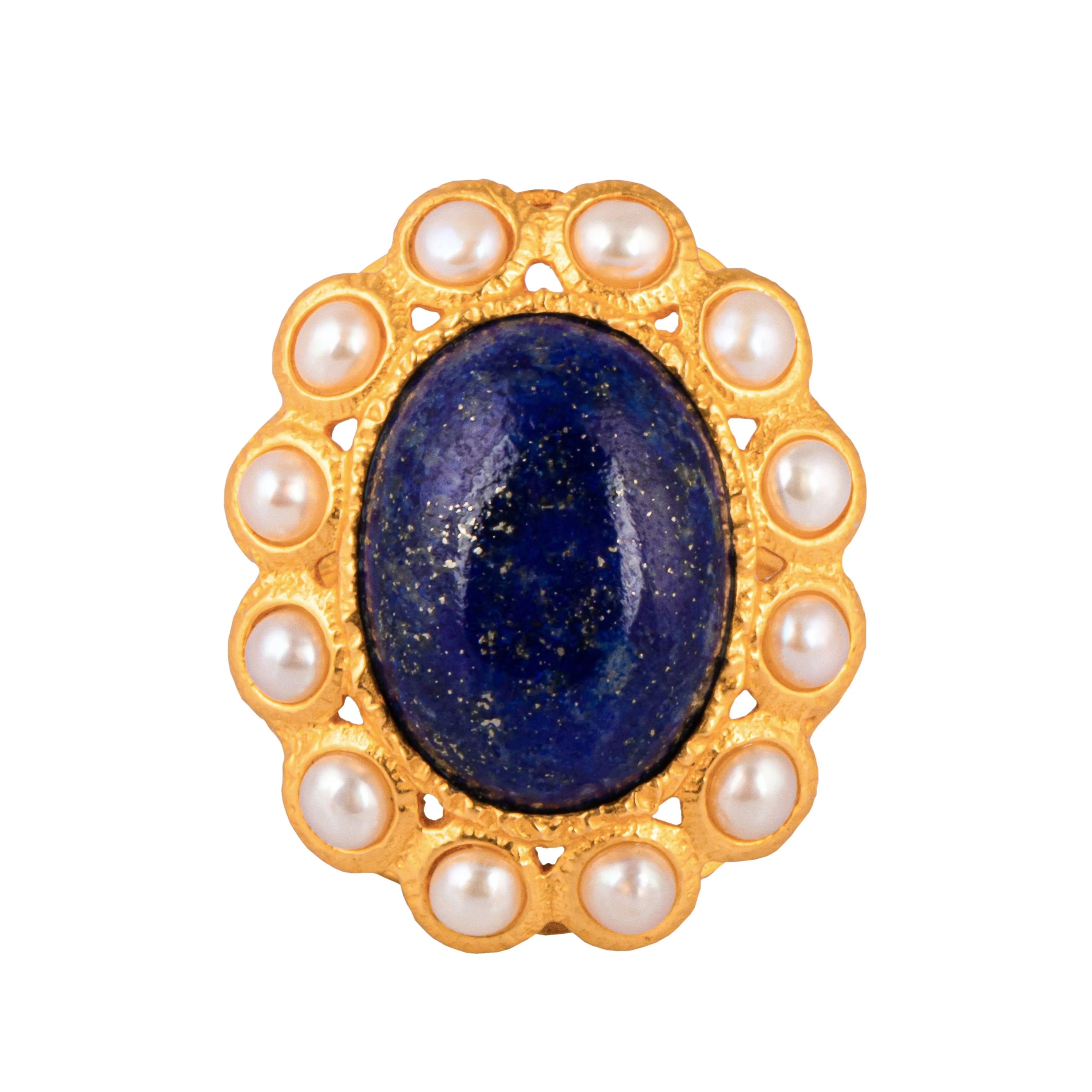 Oceana Ring Lapis/Pearl