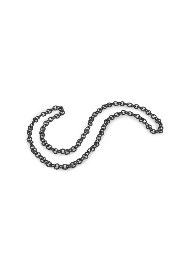 Oxidized Silver Link Chain