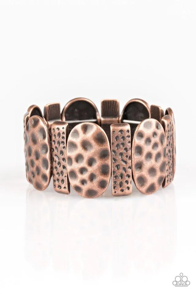 Paparazzi Bracelet ~ Cave Cache - Copper