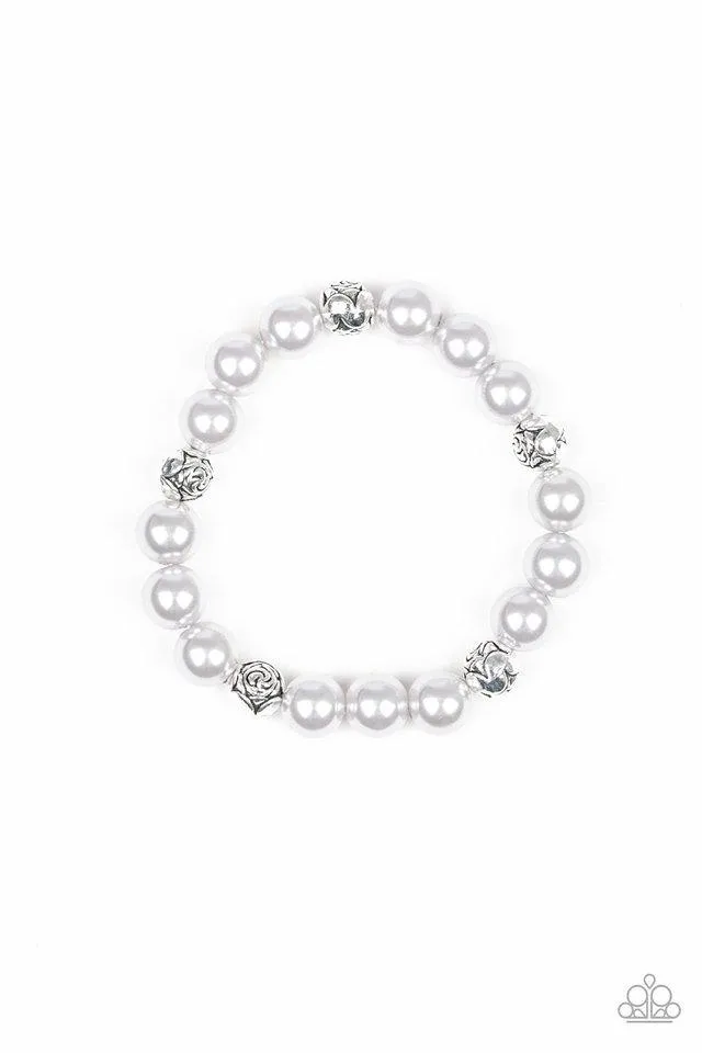 Paparazzi Bracelet ~ Rosy Radiance - Silver