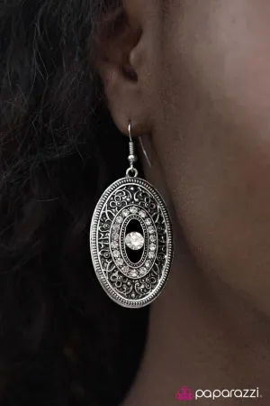 Paparazzi Earring ~ After Ever After - White