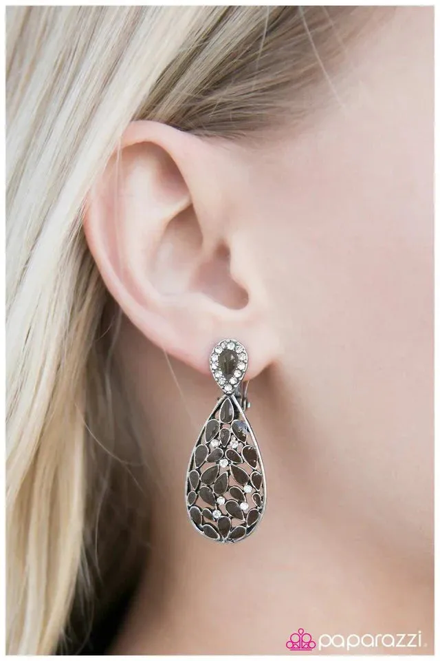 Paparazzi Earring ~ Spring Glory - Brown