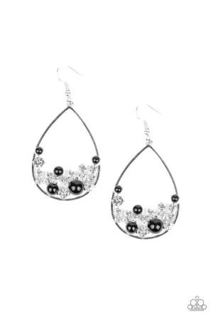 Paparazzi Earring ~ Town Car - Black