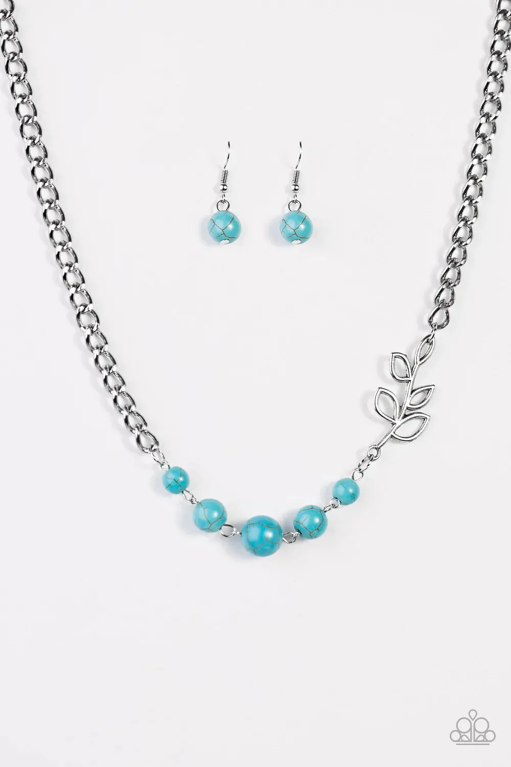 Paparazzi Necklace ~ Autumn Allure - Blue