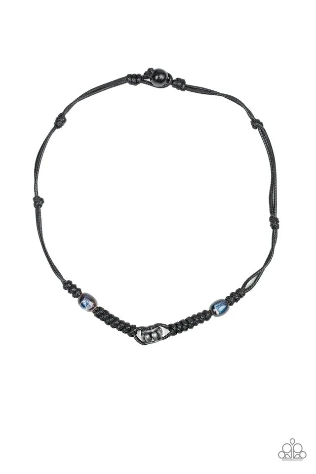 Paparazzi Necklace ~ Beach Break - Black