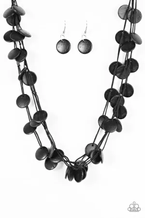 Paparazzi Necklace ~ Caribbean Catch - Black