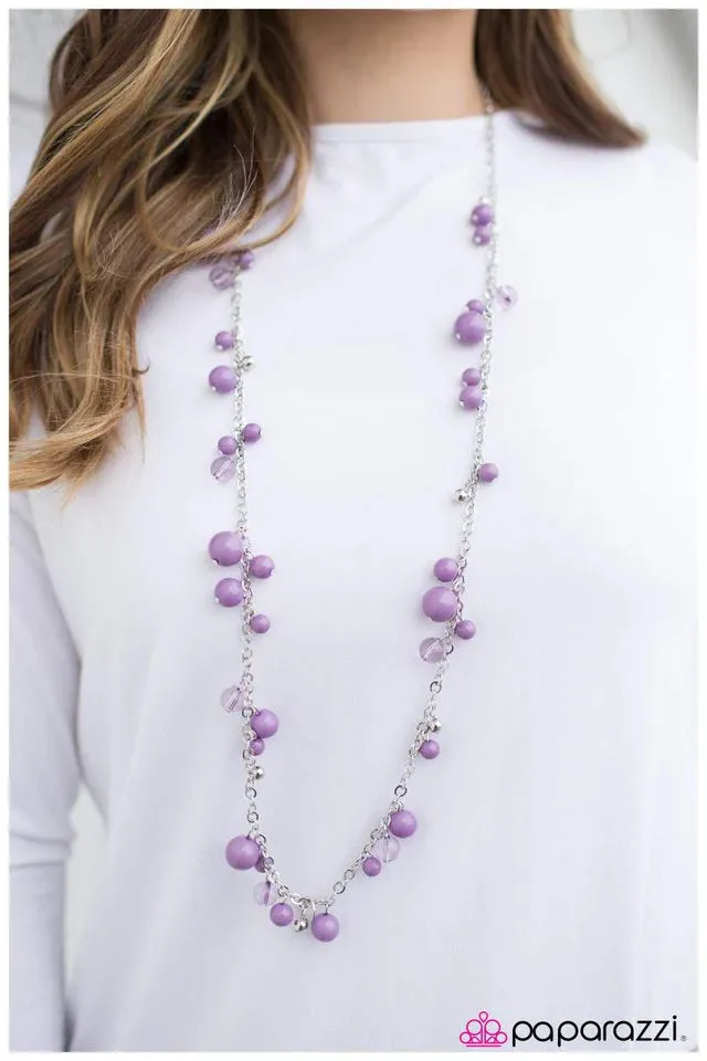 Paparazzi Necklace ~ Madame Bovary - Purple