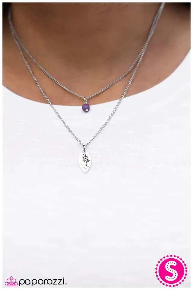 Paparazzi Necklace ~ One Tree Hill - Purple