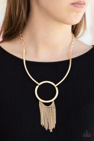 Paparazzi Necklace ~ Pharaoh Paradise - Gold