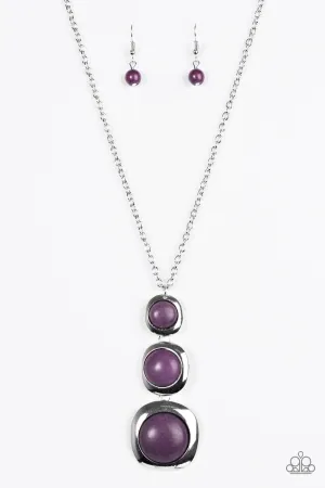 Paparazzi Necklace ~ Stone Tranquility - Purple