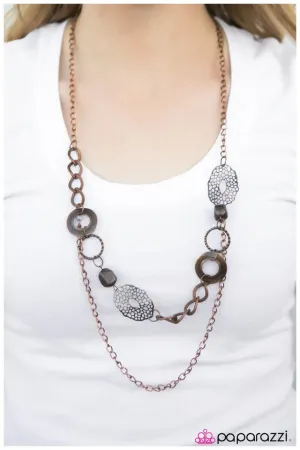 Paparazzi Necklace ~ UnDISCovered - Copper