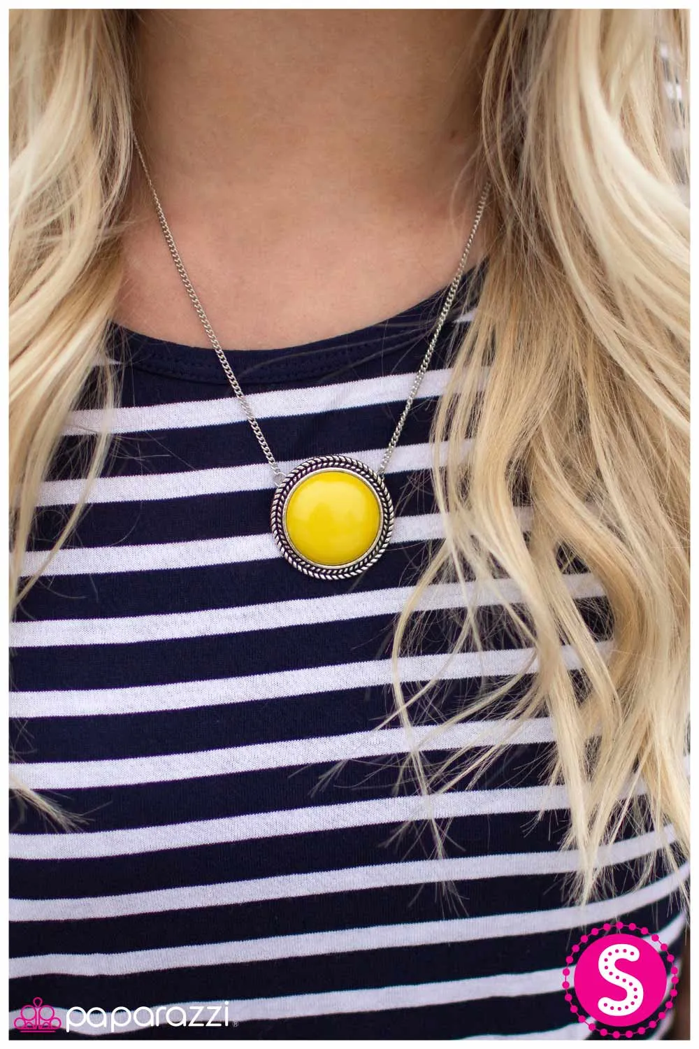 Paparazzi Necklace ~ Whats Poppin?  - Yellow